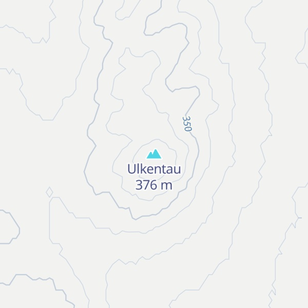 Map of Ulkentau