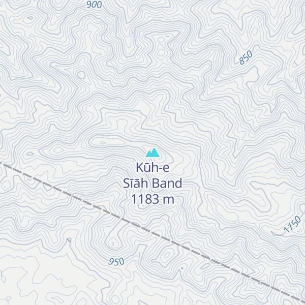 Map of Kūh-e Sīāh Band