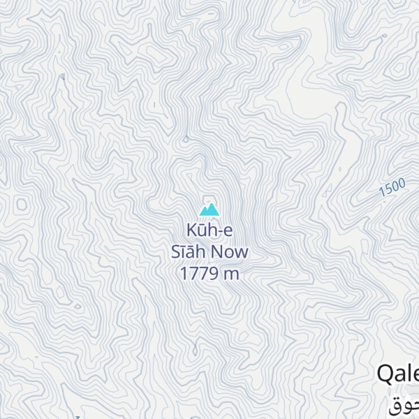 Map of Kūh-e Sīāh Now
