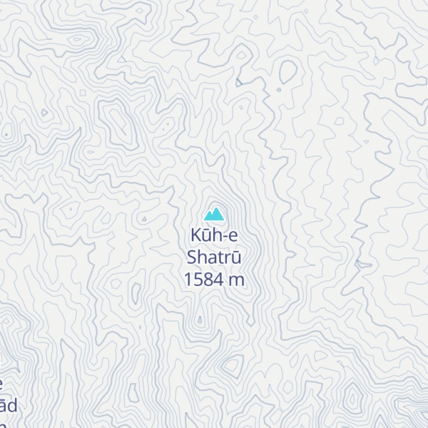 Map of Kūh-e Shatrū