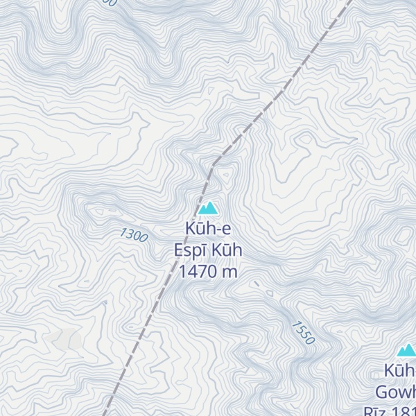 Map of Kūh-e Espī Kūh