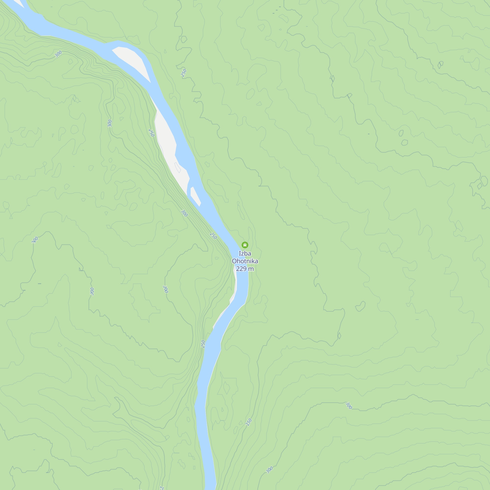 Izba Ohotnika map