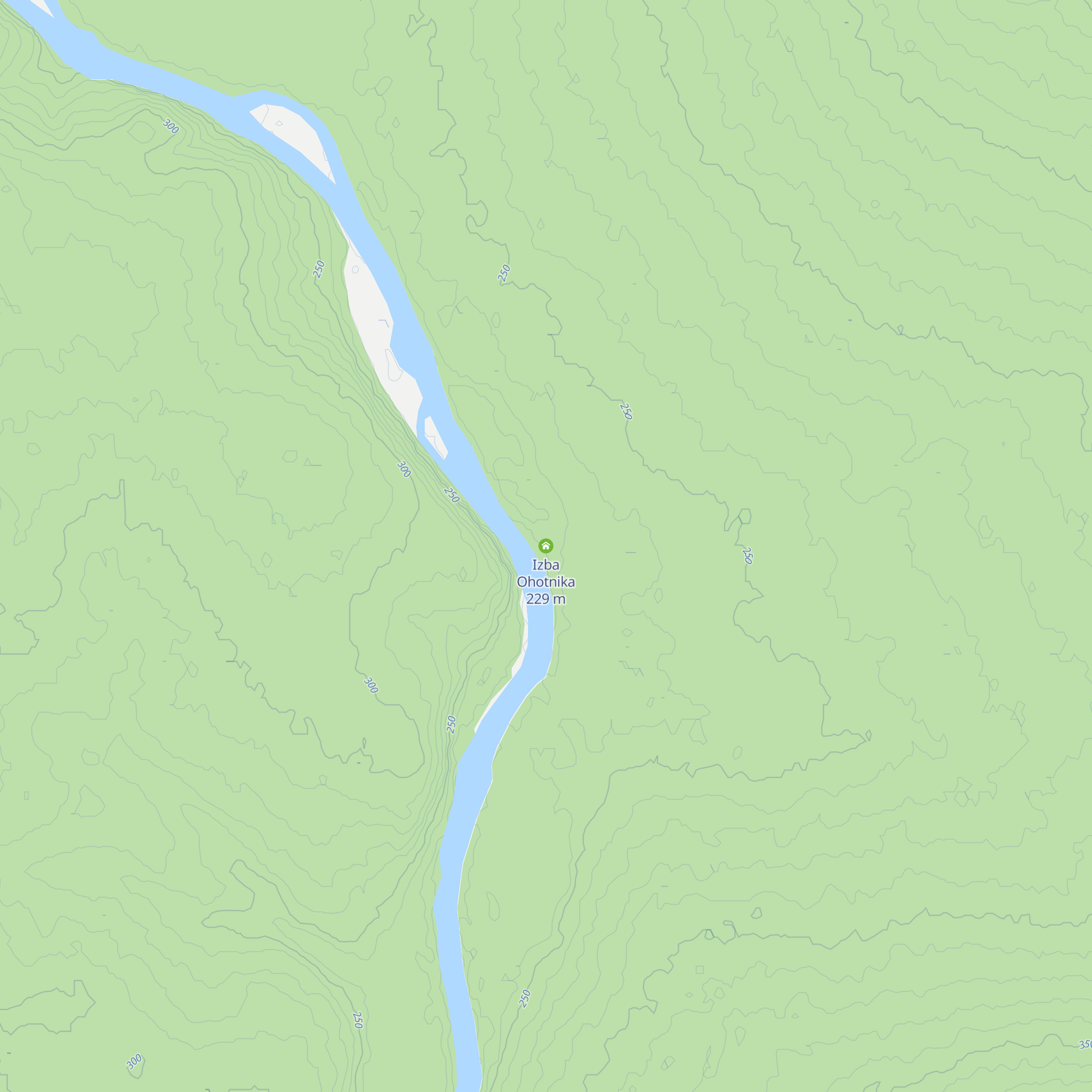 Izba Ohotnika map