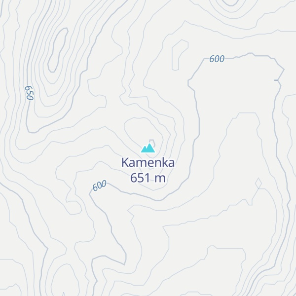 Map of Kamenka