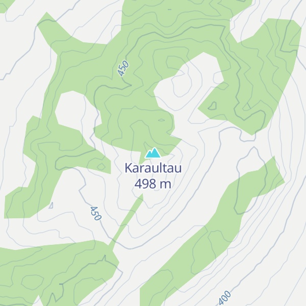 Map of Karaultau