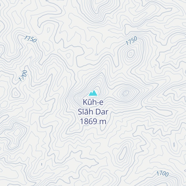 Map of Kūh-e Sīāh Dar