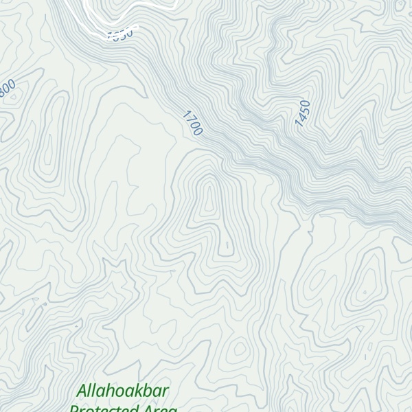 Map of Kūh-e Allāho Akbar