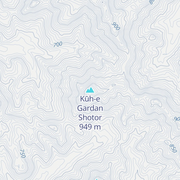 Map of Kūh-e Gardan Shotor