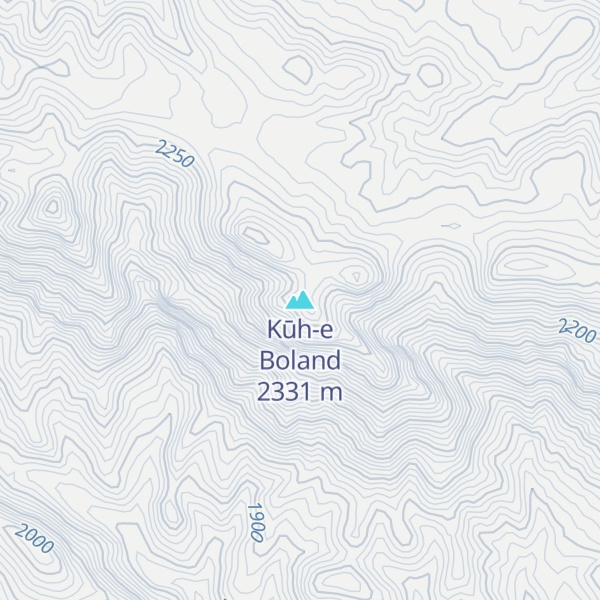 Map of Kūh-e Boland