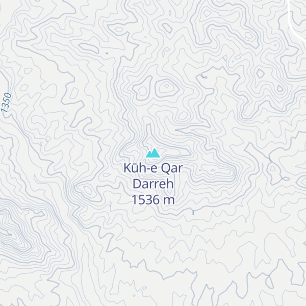 Map of Kūh-e Qar Darreh