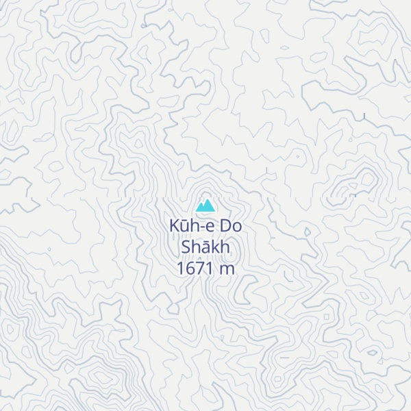 Map of Kūh-e Do Shākh