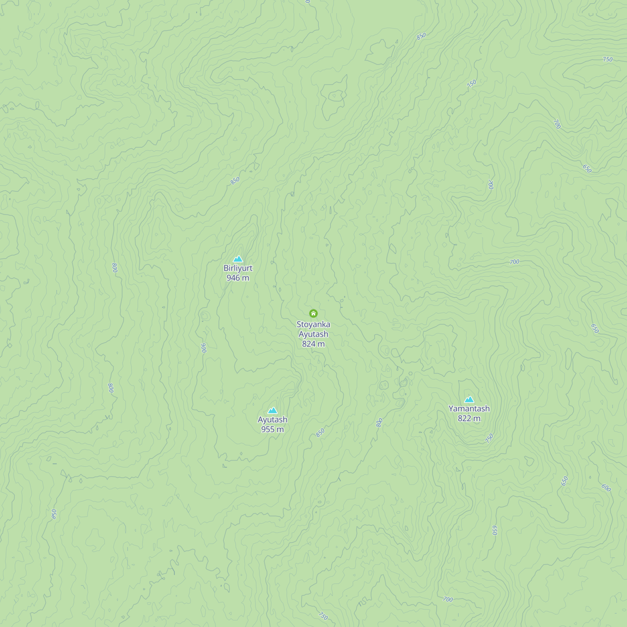 Stoyanka Ayutash map