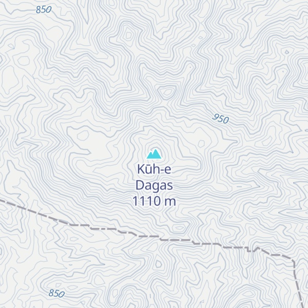 Map of Kūh-e Dagas