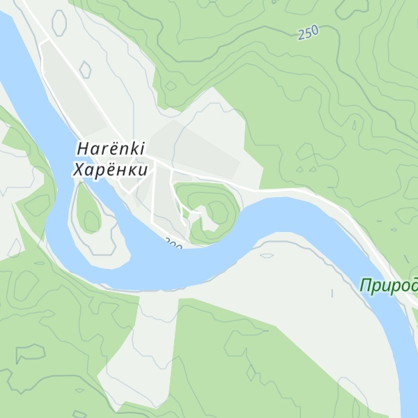 Map of Kamen Harenki