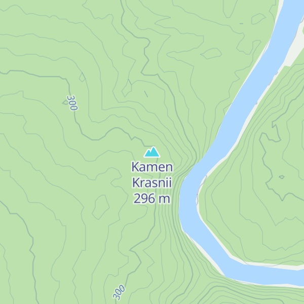Map of Kamen Krasnii