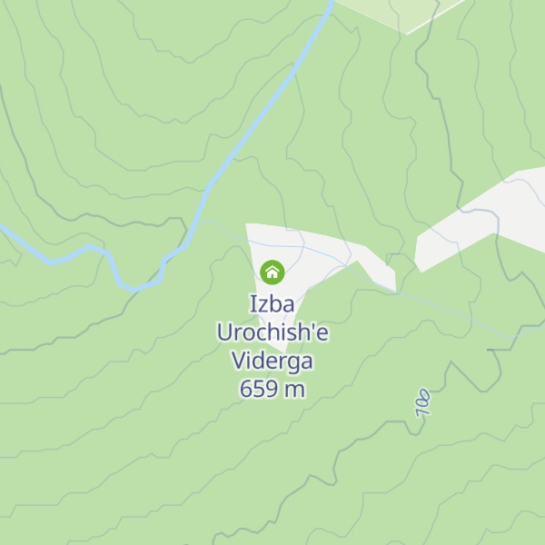 Map of Izba Urochish'e Viderga