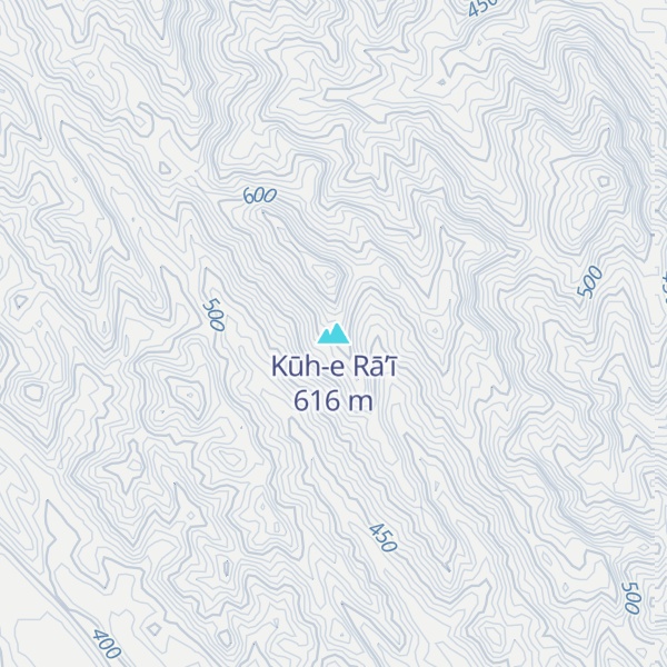 Map of Kūh-e Rā’ī