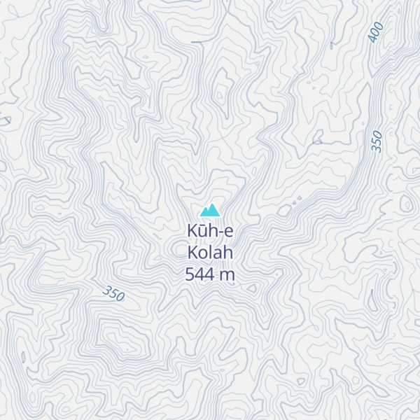 Map of Kūh-e Kolah