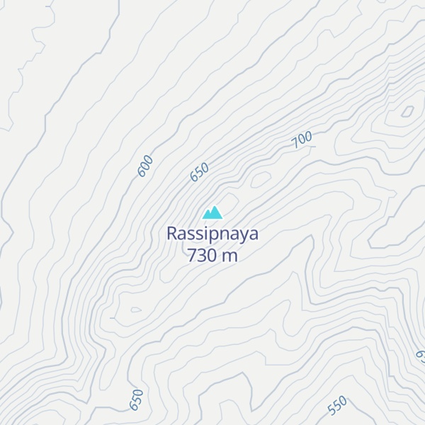 Map of Rassipnaya