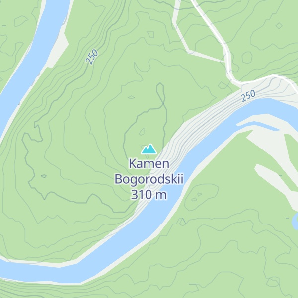 Map of Kamen Bogorodskii