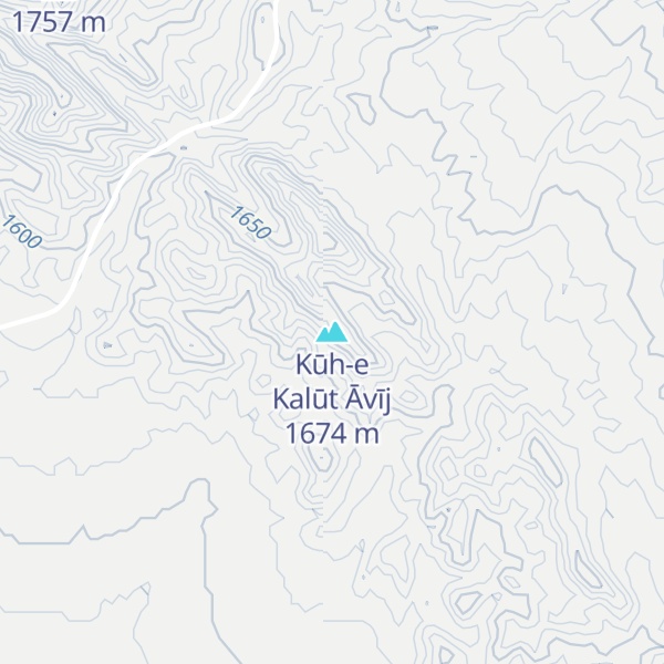 Map of Kūh-e Kalūt Āvīj
