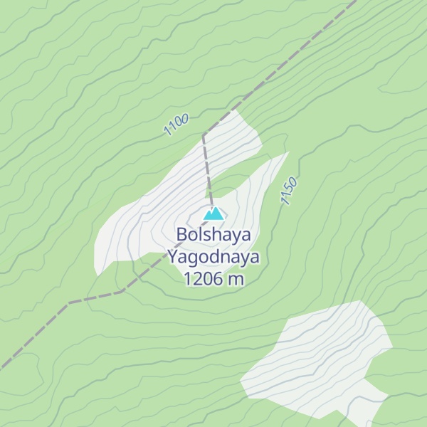 Map of Bolshaya Yagodnaya