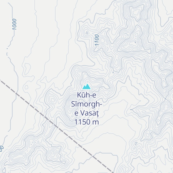 Map of Kūh-e Sīmorgh-e Vasaţ