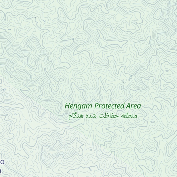 Map of Kūh-e Hengām