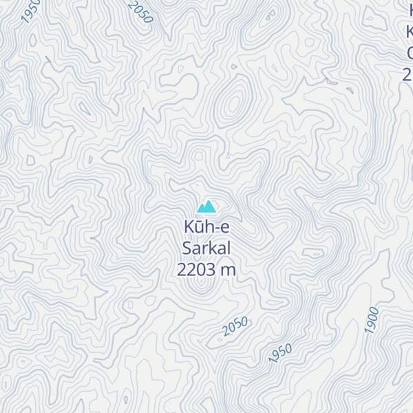 Map of Kūh-e Sarkal