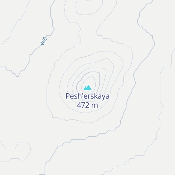 Map of Pesh'erskaya