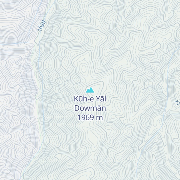 Map of Kūh-e Yāl Dowmān