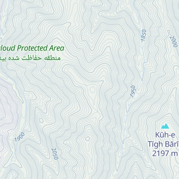 Map of Kūh-e Tīgh Dowmān