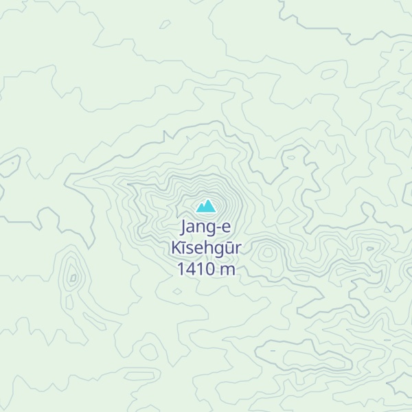 Map of Jang-e Kīsehgūr