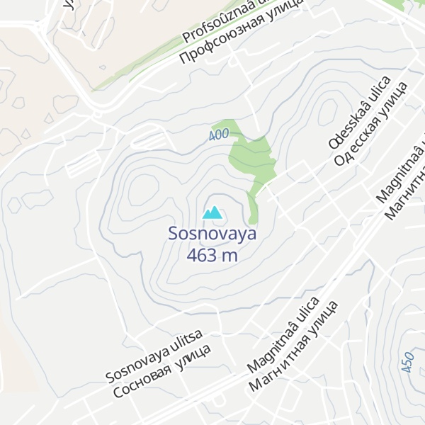 Map of Sosnovaya