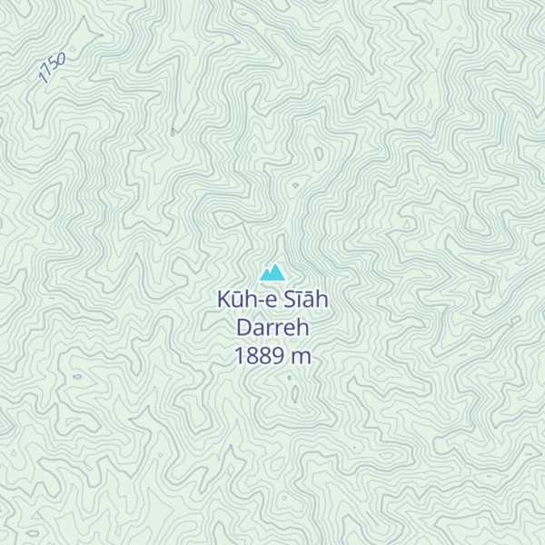 Map of Kūh-e Sīāh Darreh