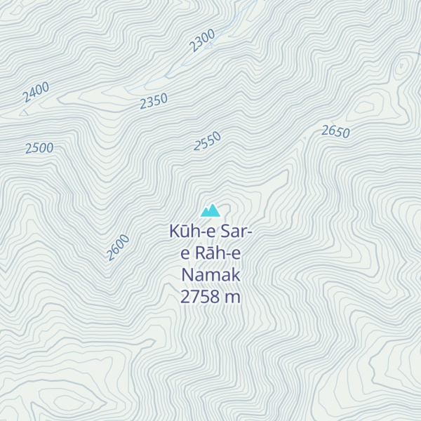 Map of Kūh-e Sar-e Rāh-e Namak