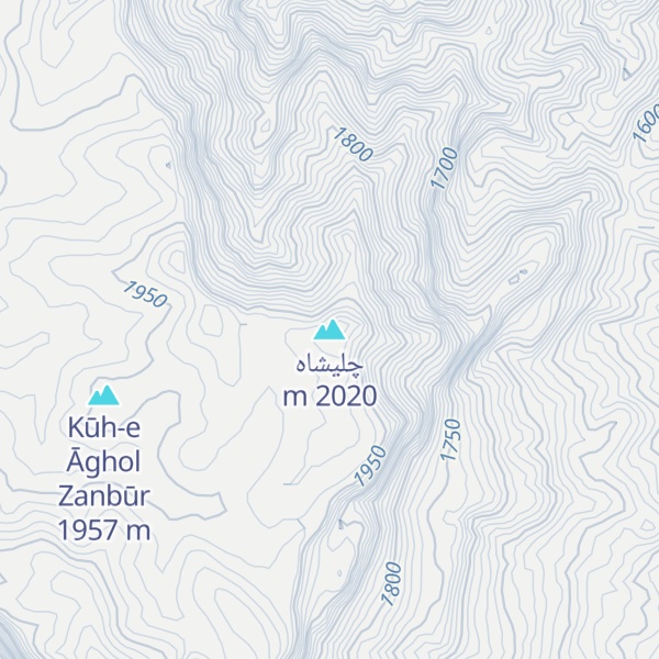 Map of چلیشاه