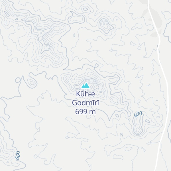 Map of Kūh-e Godmīrī