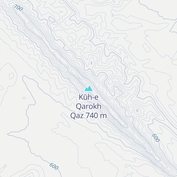Map of Kūh-e Qarokh Qaz