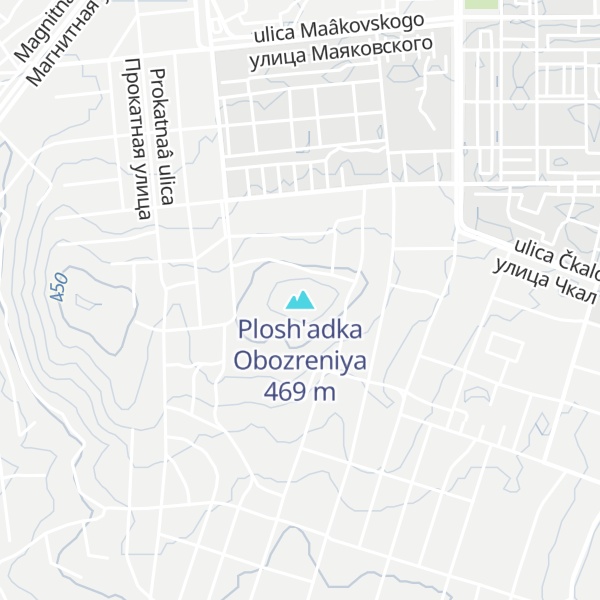 Map of Plosh'adka Obozreniya