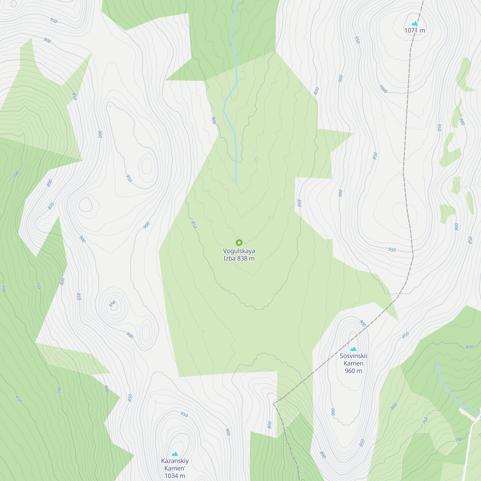 Izba Bahtiyarova map