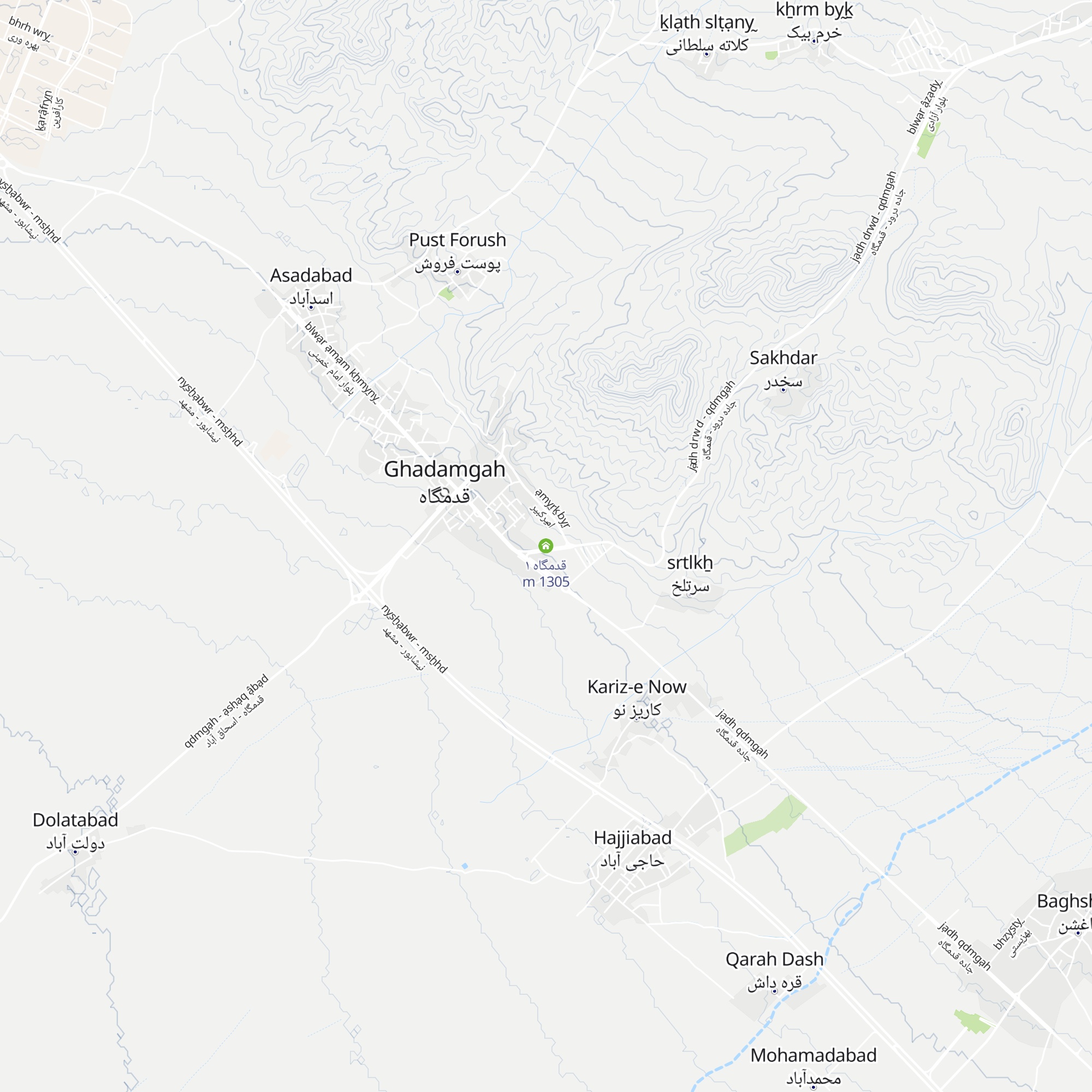 قدمگاه ۱ map