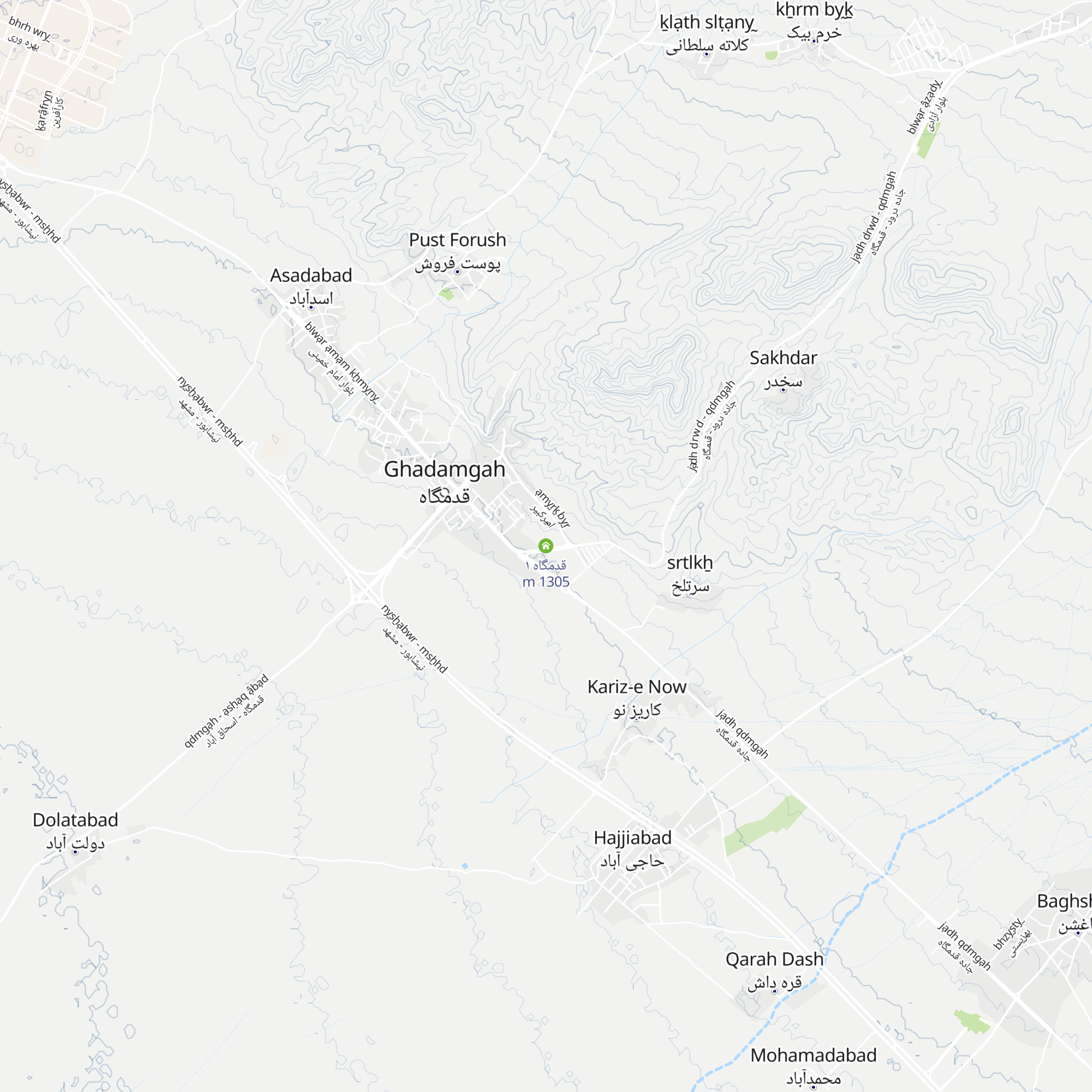 قدمگاه ۱ map