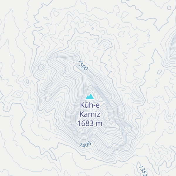 Map of Shekasteh-ye Dāgh