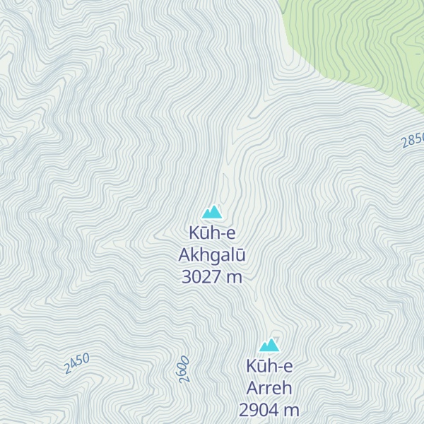 Map of Kūh-e Akhgalū