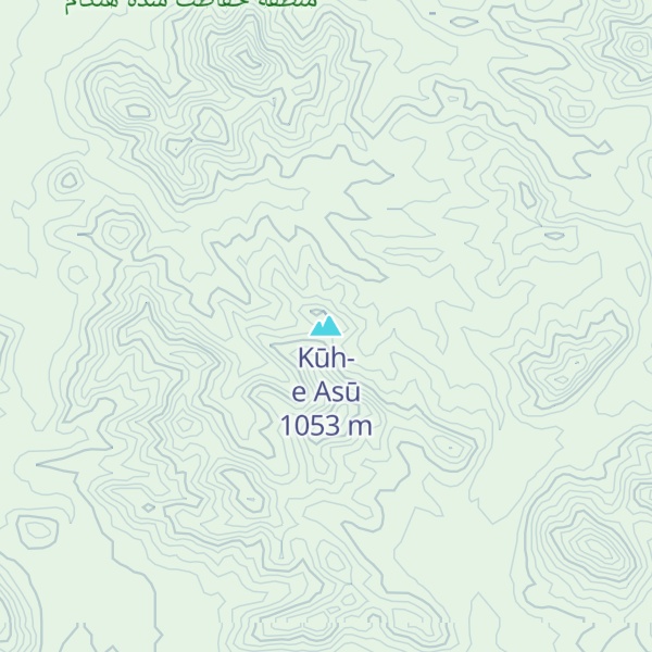 Map of Kūh-e Asū