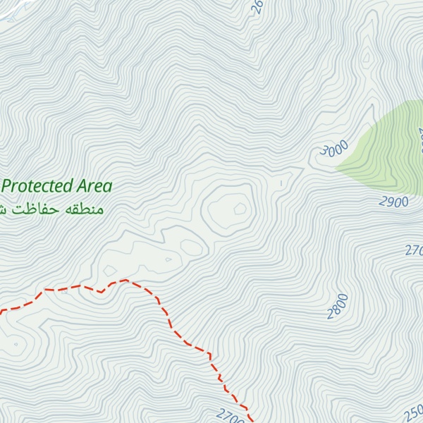 Map of Kūh-e Now Ḩājj ‘Alī