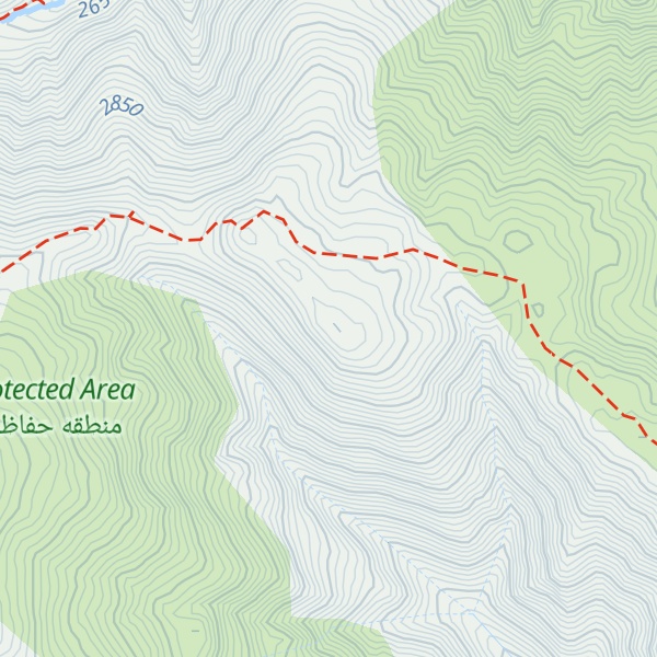 Map of Kūh-e Zanbūrgāh