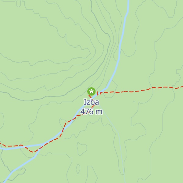 Map of Izba