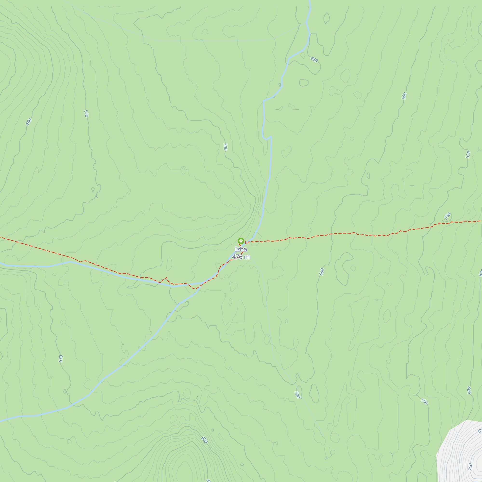 Izba map